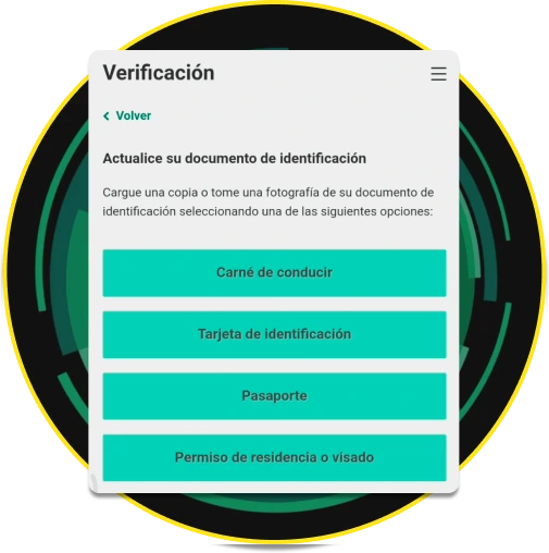 Verifica tu identidad con DPI en Bet365 y activa tu cuenta.