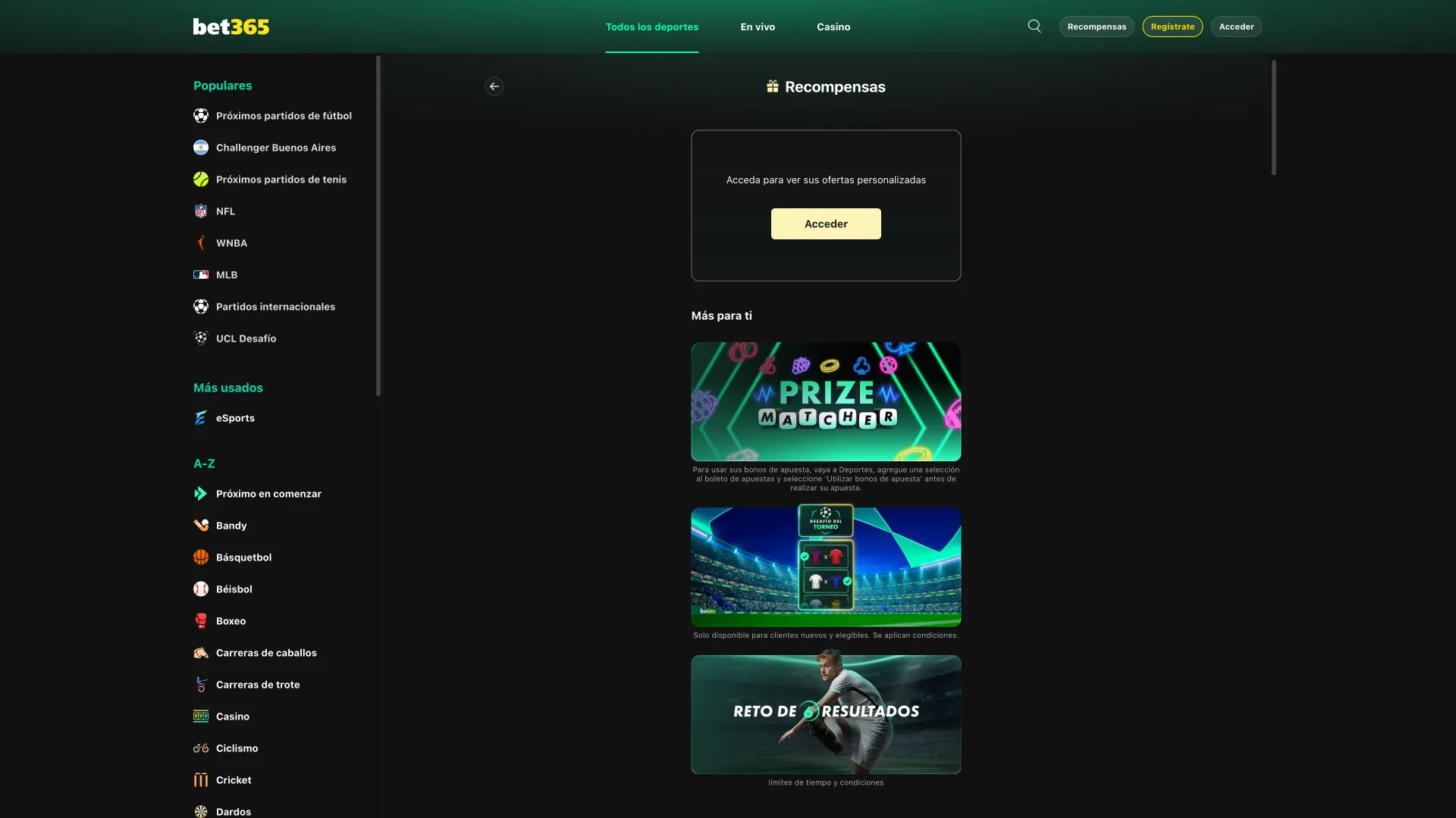 Explora las bonificaciones de Bet365 y reclama tu premio hoy.